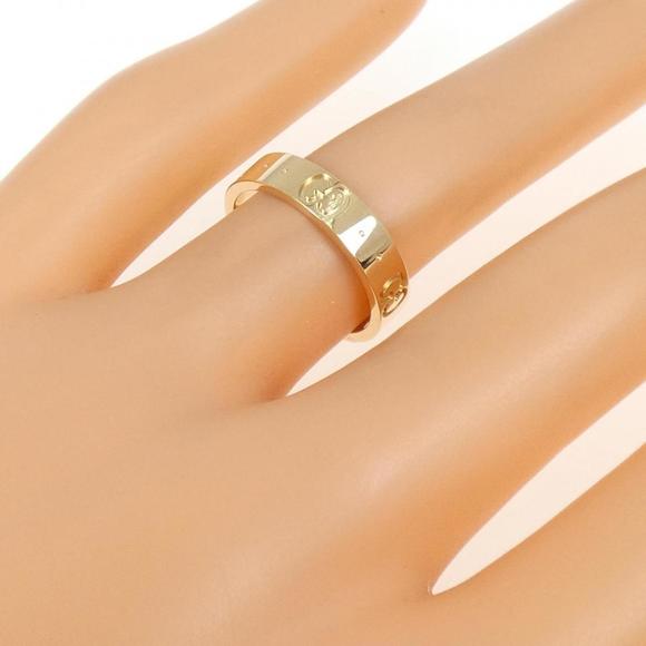 GUCCI Icon Ring US Size 4.75 Sterling Silver Band Logo Engraved Authentic - Picture 4 of 4